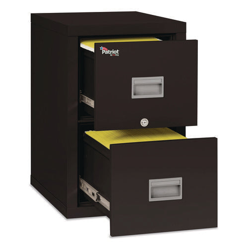 Patriot By Fireking Insulated Fire File, 1-hour Fire Protection, 2 Legal/letter File Drawers, Black, 17.75" X 25" X 27.75"