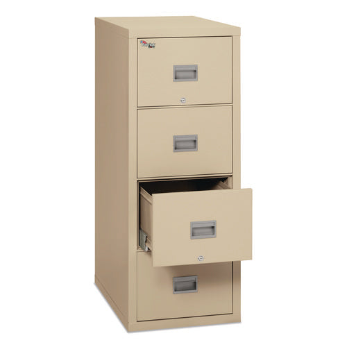 Patriot By Fireking Insulated Fire File, 1-hour Fire Protection, 4 Legal/letter File Drawers, Parchment, 17.75 X 25 X 52.75