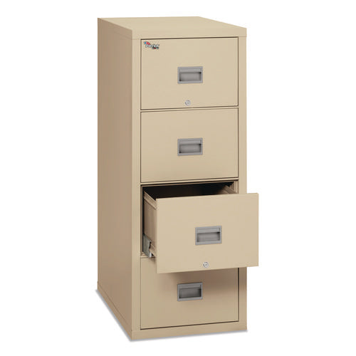 Patriot By Fireking Insulated Fire File, 1-hour Fire Protection, 4 Letter-size File Drawers, Parchment, 17.75 X 31.63 X 52.75