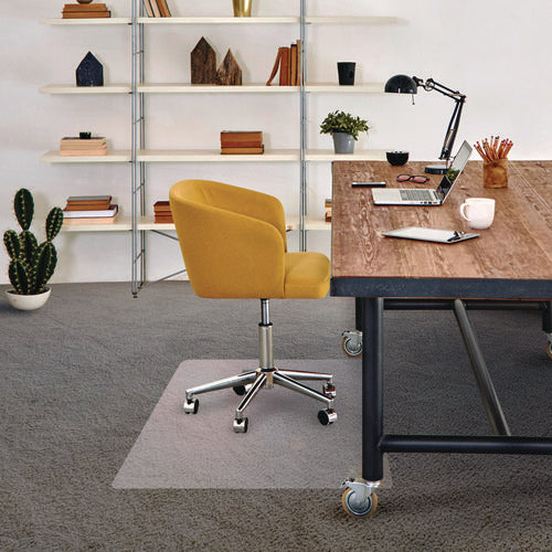 Cleartex Advantagemat Phthalate Free Pvc Chair Mat For Low Pile Carpets, 36" W X 48" L, Clear