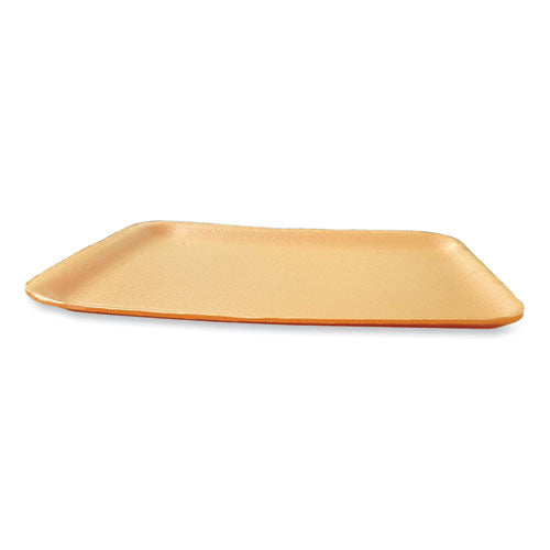 Meat Trays, 13.81 X 9.25 X 2.7, Yellow, Foam, 100/carton
