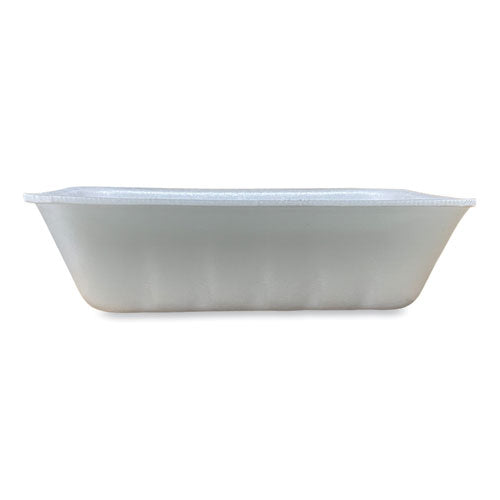 Meat Trays, #42k, 8.75 X 6.32 X 2.25, White, Foam, 252/carton
