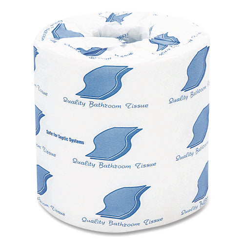 Bath Tissue, Septic Safe, 2-ply, White, 420 Sheets/roll, 96 Rolls/carton