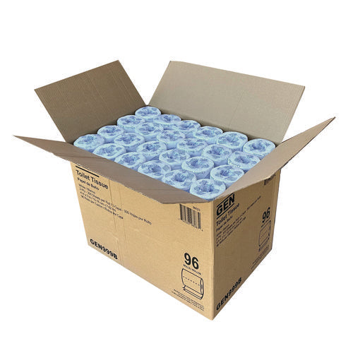 Standard Bath Tissue, Wrapped, Septic Safe, 2-ply, White, 300 Sheets/roll, 96 Rolls/carton