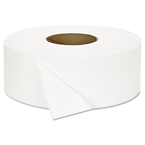 Jrt Jumbo Bath Tissue, Septic Safe, 2-ply, 3.3" X 1,000 Ft, White, 12 Rolls/carton