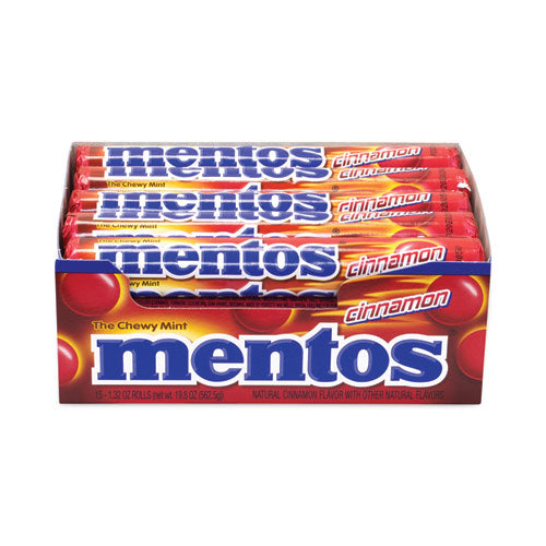 Cinnamon Singles Chewy Mints, 1.32 Oz, 15 Rolls/carton