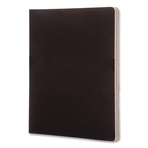Cahier Journal, 1-subject, Narrow Rule, Black Cover, (120) 9.75 X 7.5 Sheets, 3/pack