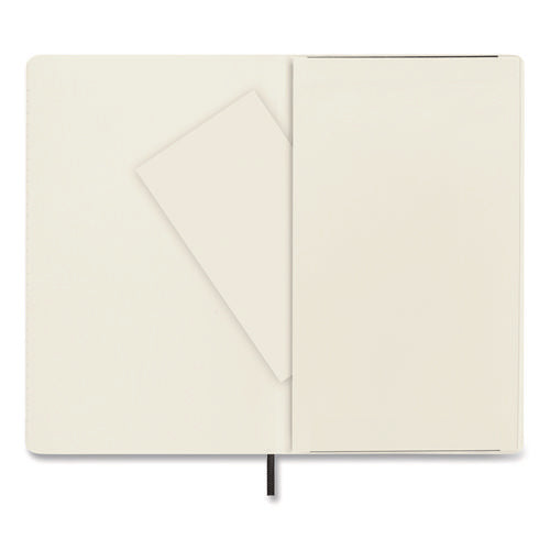 Classic Softcover Notebook, 1-subject, Narrow Rule, Black Cover, (192) 8.25 X 5 Sheets