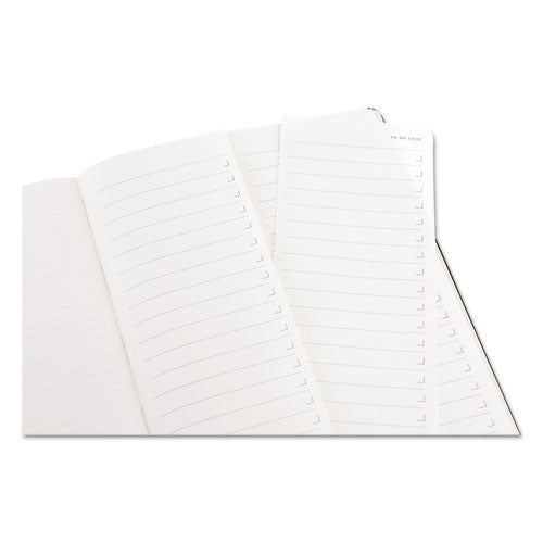 Professional Notebook, 1-subject, Narrow Rule, Black Hardcover, (192) 9.75 X 7.5 Sheets