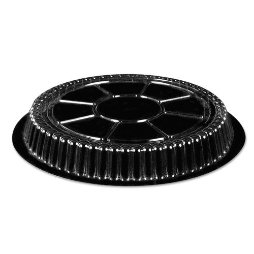 Plastic Dome Lids, Fits Round Pan 2046, 9" Diameter X 0.88" H, Clear, 500/carton