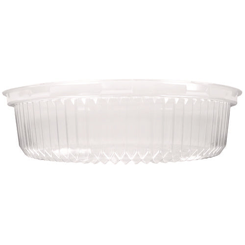 Plastic Dome Lids, Embossed, Fits 4012/4013, 12" Diameter, Clear, 25/carton