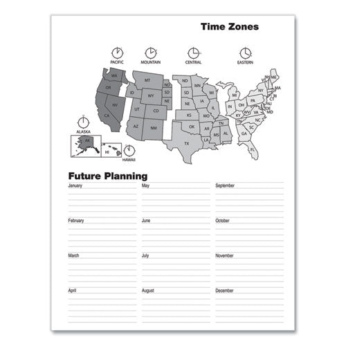 Recycled Monthly 5-year/62-month Planner, 11 X 8.5, Black Cover, 62-month: Dec 2025 To Jan 2031