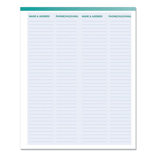 Express Track Recycled Weekly Appointment Book/monthly Planner, 8 X 5, Black Cover, 13-month: Jan 2026 To Jan 2027