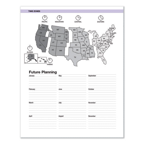 Recycled Wild Flower Weekly/monthly Planner, Wild Flowers Artwork, 9 X 7, Gray/white/purple Cover, 12-month (jan-dec): 2026