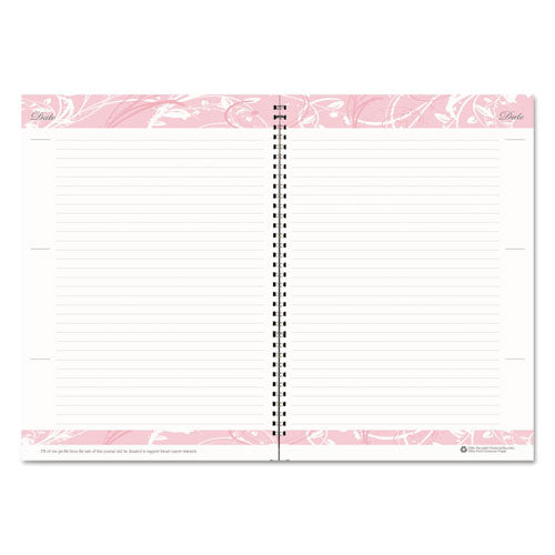 Breast Cancer Awareness Recycled Ruled Monthly Planner/journal, 10 X 7, Pink Cover, 12-month (jan To Dec): 2026