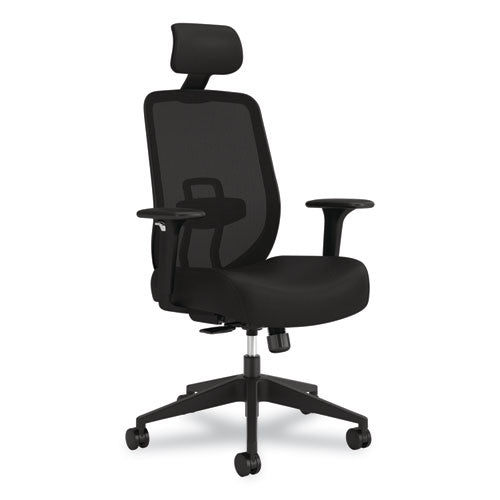 Altern Mesh Mid-back Task Chair, 17.95 To 21.1 Seat Height, Black Seat, Black Back, Black Base