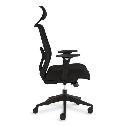 Altern Mesh Mid-back Task Chair, 17.95 To 21.1 Seat Height, Black Seat, Black Back, Black Base