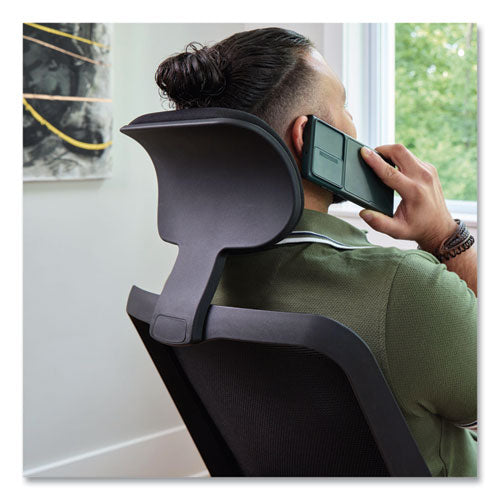 Altern Mesh Mid-back Task Chair, 17.95 To 21.1 Seat Height, Black Seat, Black Back, Black Base