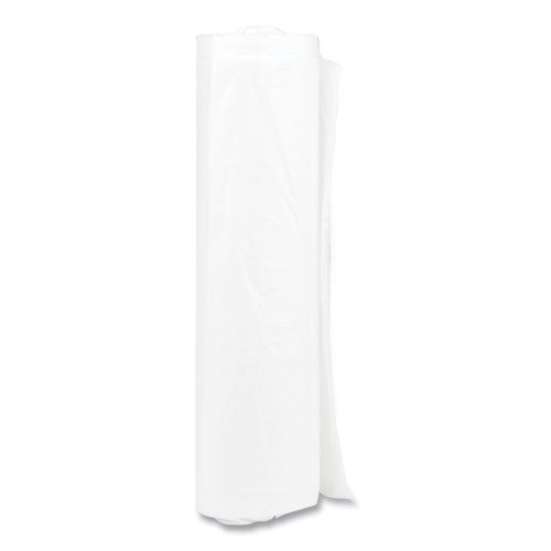High-density Commercial Can Liners, 33 Gal, 11 Mic, 33" X 40", Clear, Interleaved Roll, 25 Bags/roll, 20 Rolls/carton