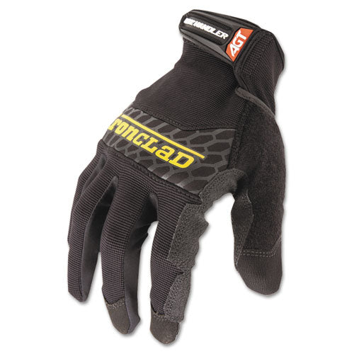 Box Handler Gloves, En388: 3131, 9" Long, X-large, Black, Pair