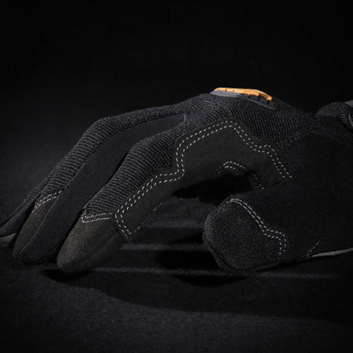 General Utility Gloves, En388: 2132, 9" Long, X-large, Black, Pair