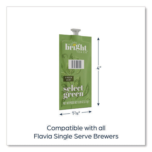 The Bright Tea Co. Select Green Tea Freshpack, 100/carton