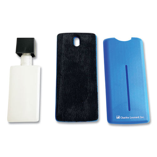 Magnetic Whiteboard Spray Eraser, 6" X 2.5" X 1.5", Blue