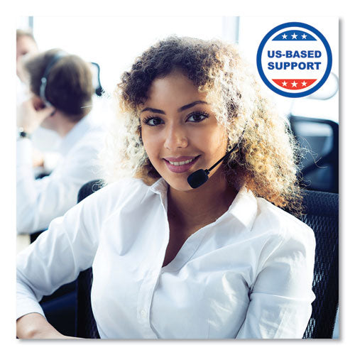 Pcexpress Contactless Touch-free Wi-fi Digital Time Clock System, 5" Touch Screen Lcd Display, White