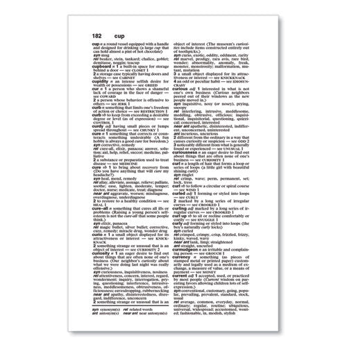 Merriam-webster Thesaurus, Paperback, 832 Pages