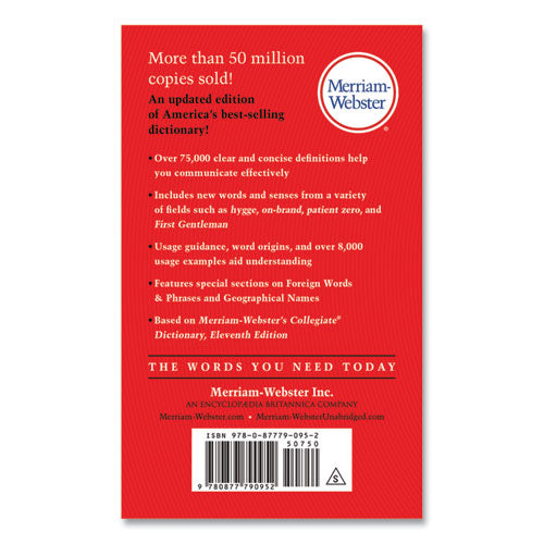 Merriam-webster Dictionary, Revised Edition, Paperback, 960 Pages