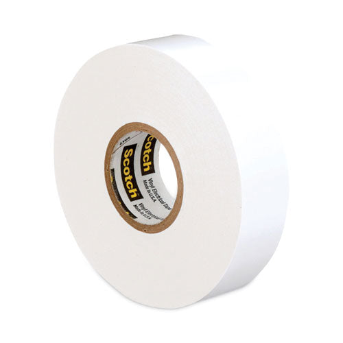 Scotch 35 Vinyl Electrical Color Coding Tape, 3" Core, 0.75" X 66 Ft, White