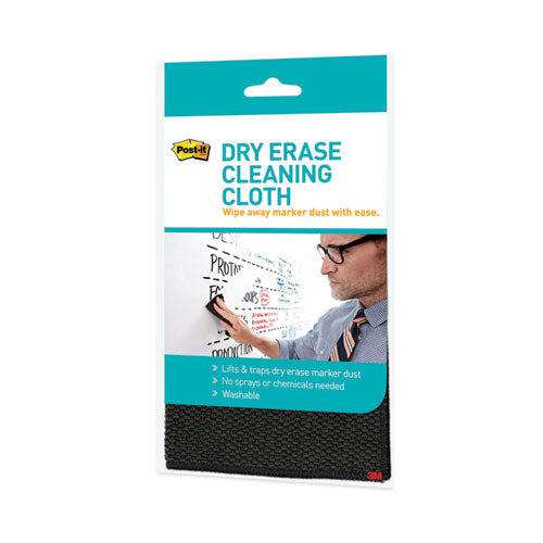 Dry Erase Cleaning Cloth, 10.63" X 10.63", Gray