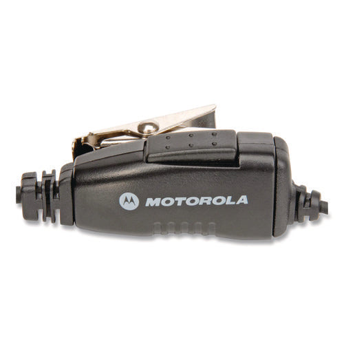 Swivel Monaural Over The Ear Earpiece With In-line Microphone And Push-to-talk, Black