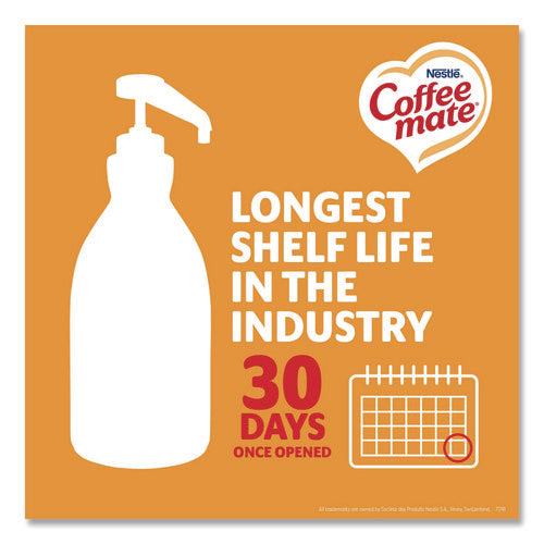 Liquid Creamer Pump Bottle, Caramel, 50.7 Oz Pump Bottle