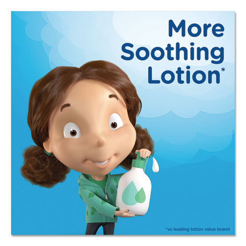 Plus Lotion Facial Tissue, 2-ply, White, 124 Sheets/box, 3 Box/pack, 8 Packs/carton