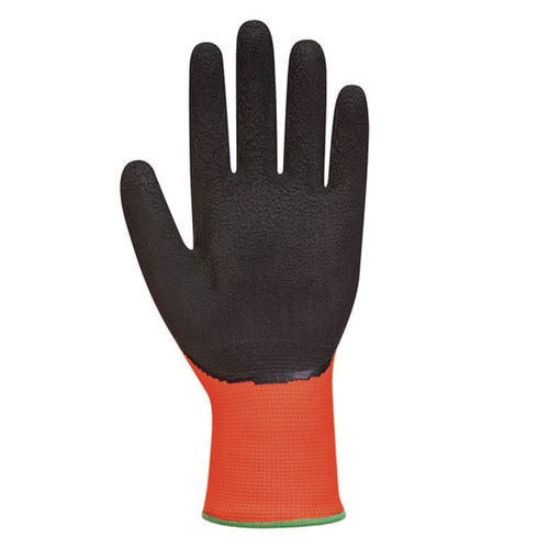 Kev Hi-vis Seamless Knit Kevlar Gloves, En388: 4x31, X-large, Red/black, Pair
