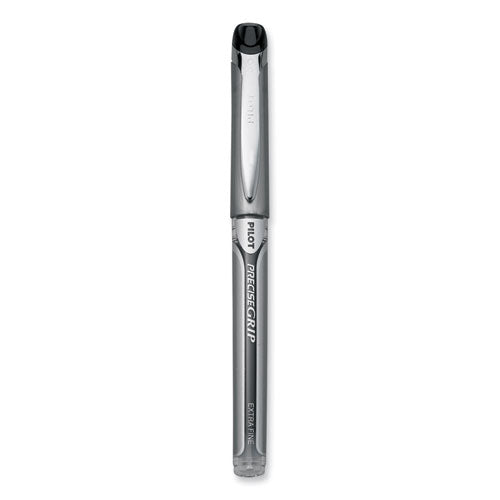Precise Grip Rollerball Pen, Stick, Extra-fine 0.5 Mm, Black Ink, Black Barrel