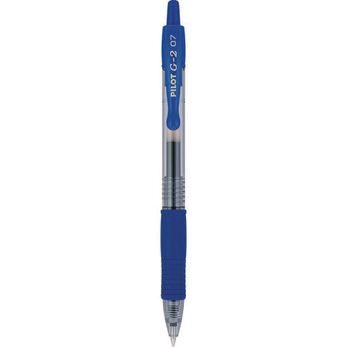 G2 Premium Gel Pen Convenience Pack, Retractable, Fine 0.7 Mm, Blue Ink, Smoke/blue Barrel, 36/pack