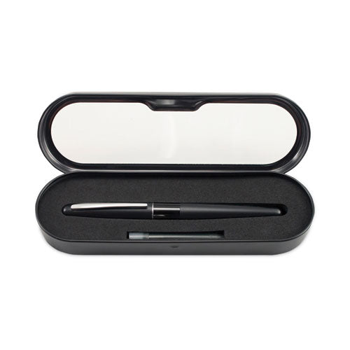 Mr Metropolitan Collection Fountain Pen, Medium 1 Mm, Black Ink, Black Barrel