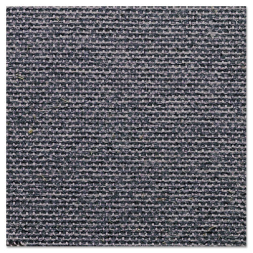 Enclosed Indoor Cork/fabric Bulletin Board With 2 Sliding Glass Doors, 48" X 36", Gray Surface, Graphite Gray Aluminum Frame
