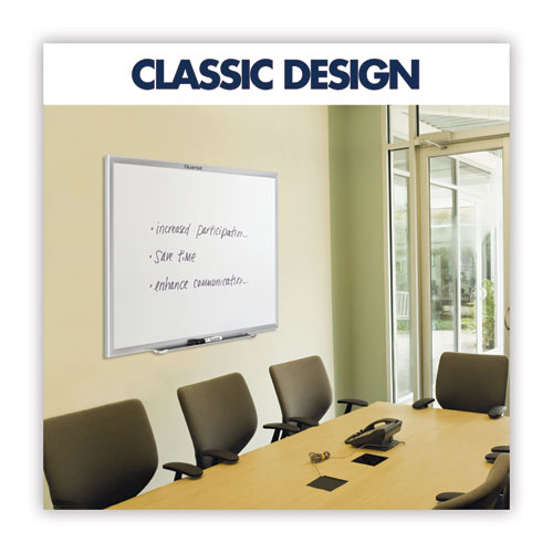 Classic Series Nano-clean Dry Erase Board, 96" X 48", White Surface, Satin Aluminum Frame