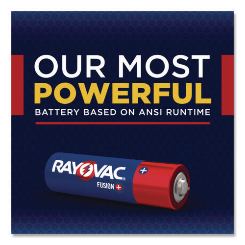 Fusion Performance Alkaline Aa Batteries, 8/pack