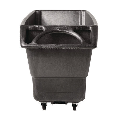 0.75 Cu Yd Structural Foam Tilt Truck, Standard Duty, 1,000 Lb Capacity, Black
