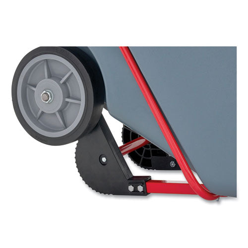 0.5 Cu Yd Brute Duratilt Frame Tilt Truck, Heavy Duty, 1,400 Lb Capacity, Gray