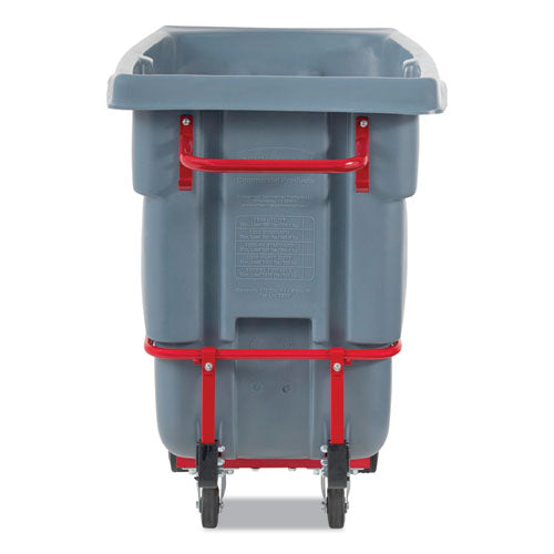 0.5 Cu Yd Brute Duratilt Frame Tilt Truck, Standard Duty, 850 Lb Capacity, Gray