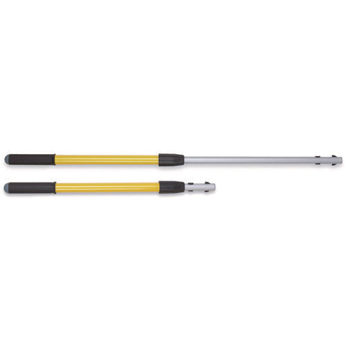 Hygen Quick-connect Extension Handle, 48" To 72", Yellow/black