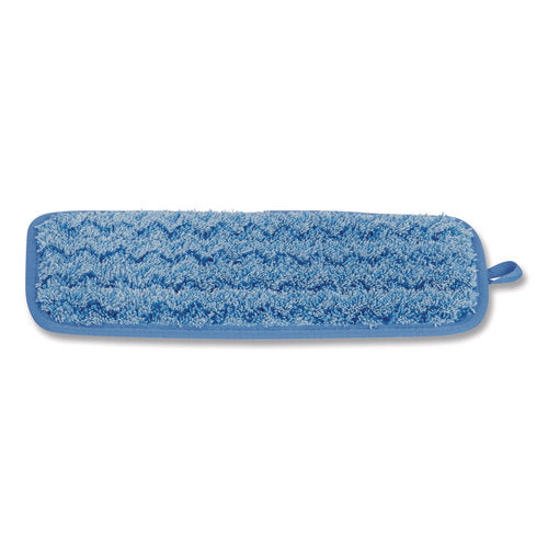 Microfiber Wall/stair Wet Mopping Pad, 13.75 X 5.5 X 0.5, Blue