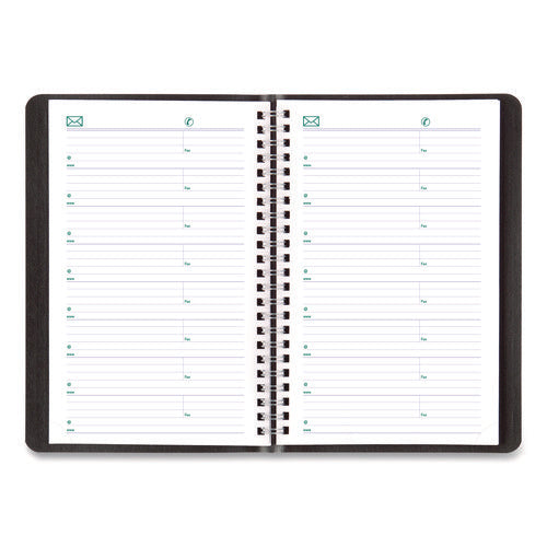 Plan And Link Weekly Planner, 8" X 5", Black Cover, 12-month (jan To Dec): 2026