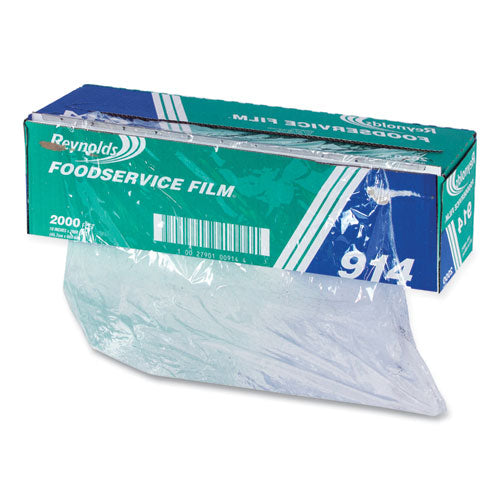 Pvc Film Roll With Cutter Box, 18" X 2,000 Ft