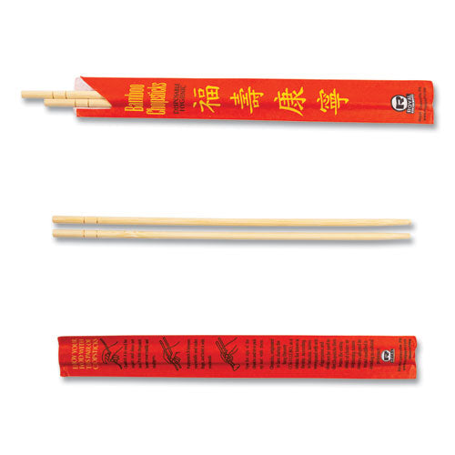 Chopsticks, Paper, 9", Natural, 1,000/carton